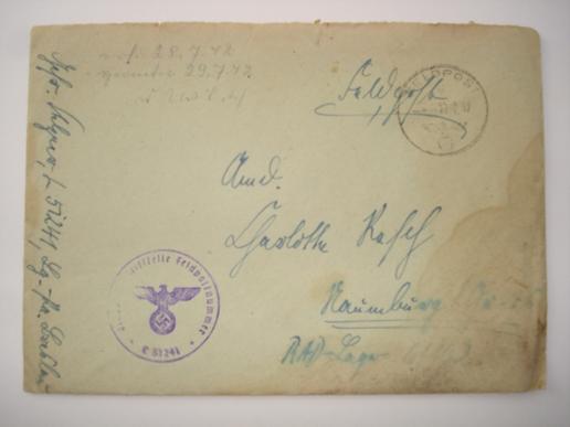 WW2 German Feldpost Letter