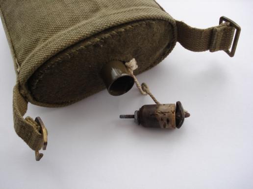 WW2 British '37 Pattern Water Bottle, Carrier & Strap