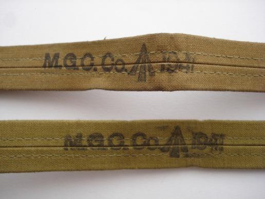 Scarce War Economy P'37 Pack Supporting Straps 1941 Dated