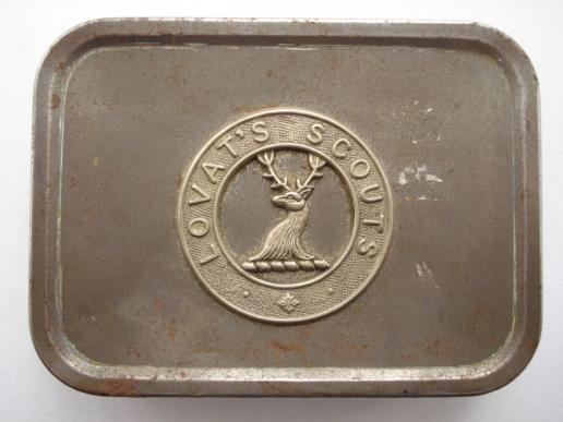 Lovats Scouts Tin Box