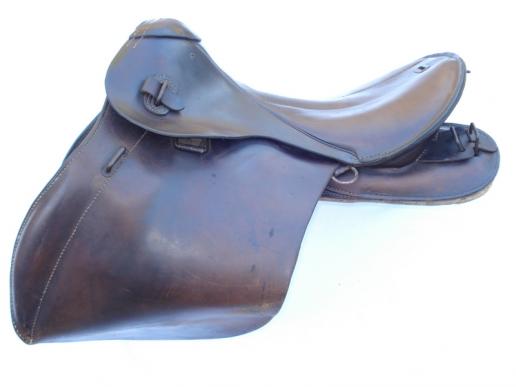 WW2 German Model 1925 Cavalry Saddle 1941 Dated