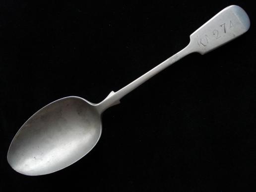 WW1 Spoon Marked To The Karachi Artillery Volunteers
