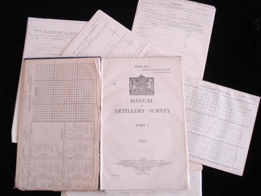 British 1932 Manual of Artillery Survey