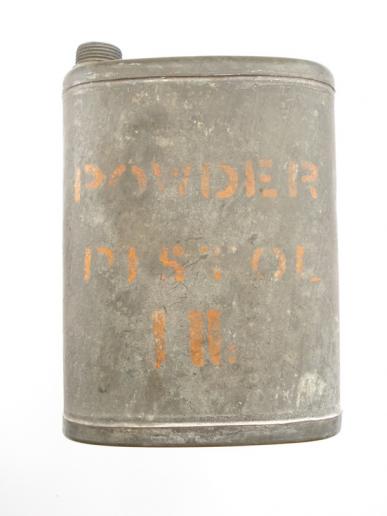 British Pistol Powder Tin 