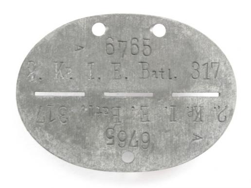 WW2 German Identity Disc