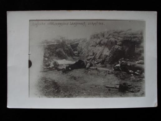 WW1 German Post Card, War Dead