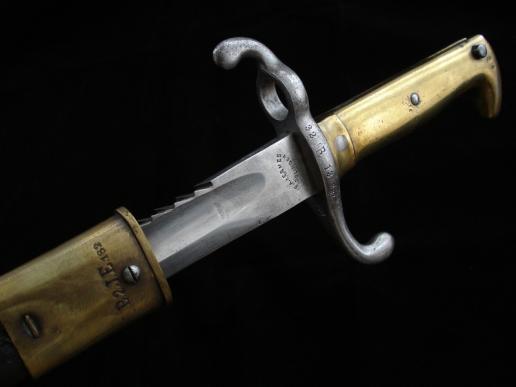 Rare Imperial German S71 Saw-Back Bayonet & Scabbard