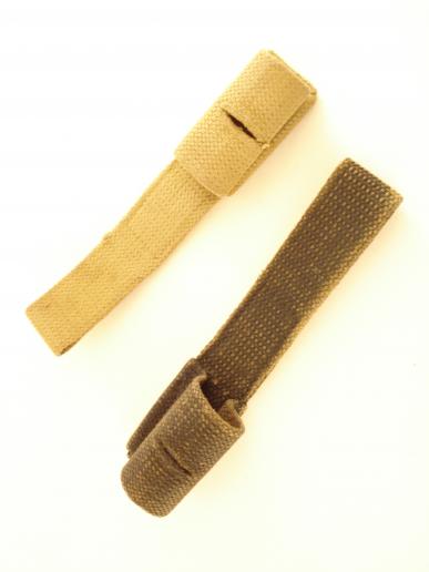 British Webbing Bayonet Frogs