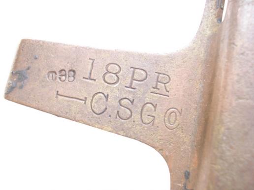WW1 British 18 Pounder Shell Base Protector