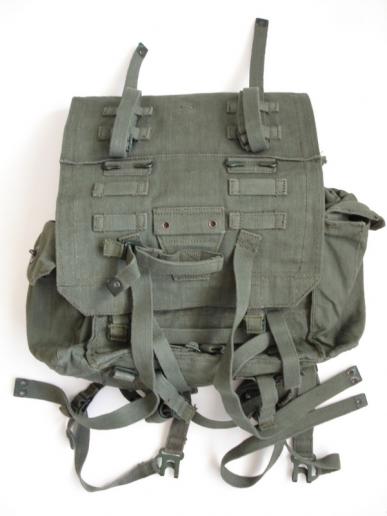 Post-War British P'44 Webbing Haversack & L-Straps