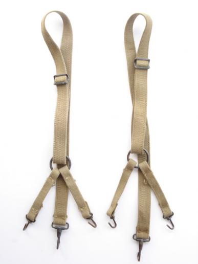 WW2 U.S.M.C Webbing Suspenders