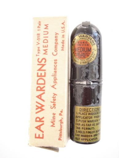 WW2 U.S 'Ear Wardens' Hearing Protectors