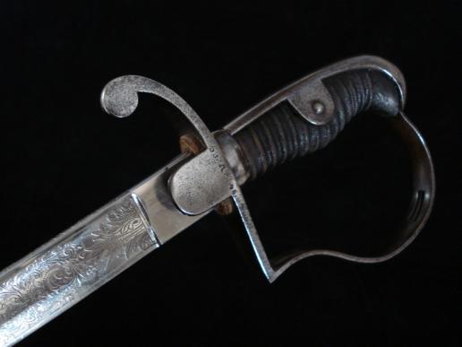 Imperial German Artillery Sabre, Regimentally Marked
