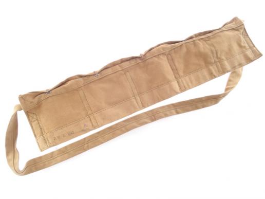 WW2 British Cotton Ammunition Bandolier, 1945 Dated