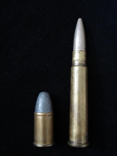 Inert WW2 Indian .455 & .303 Rounds