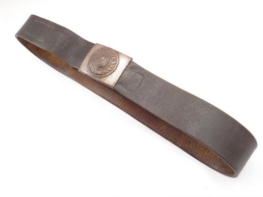 WW2 German Army Belt & Buckle, 1942 Dated