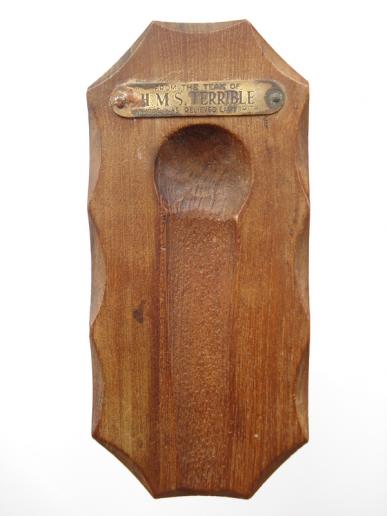 Pipe Stand Made From The Teak Of HMS Terrible