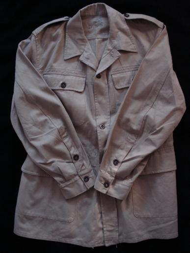 WW2 Indian Bush Shirt, 1945 Dated, Unissued Condition