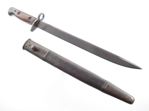 WW2 Indian No1 MkII* Bayonet, 1943 Dated