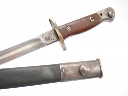 Inter-War Indian Full Length 1907 Pattern Bayonet, R.F.I Production