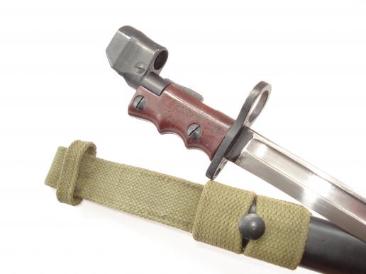British No7 Bayonet & P'37 Webbing Frog