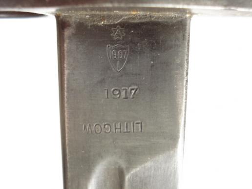 Scarce WW1 Australian (Lithgow) '07 pattern Bayonet. 1917 Dated 