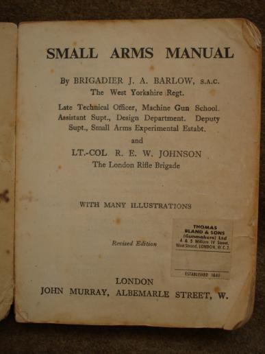 WW2 British Small Arms Manual