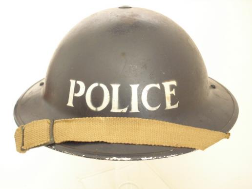 WW2 British Police Issue MkII Helmet, 1939 Dated
