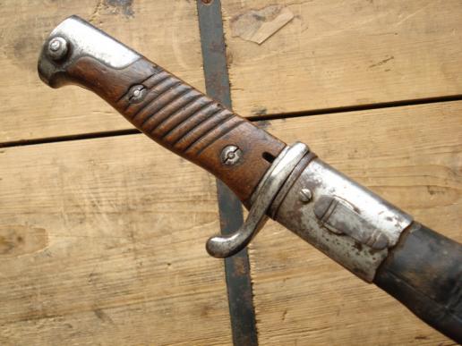 Scarce Bavarian Issue S98 nA Bayonet & Scabbard, 1906 Dated