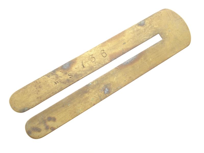 WW1 British Brass 'Button Stick' Unit Marked