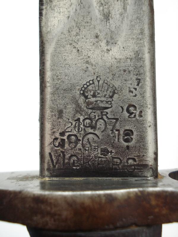 Scarce Vickers 1907 Pattern Bayonet