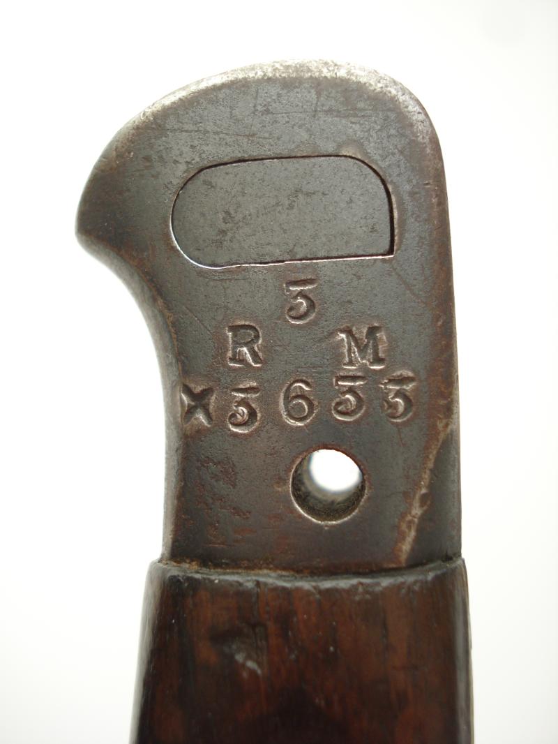 British 1907 Pattern Bayonet, Marked To The Royal Marines