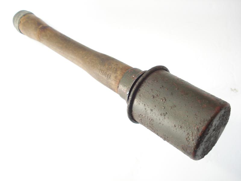 WW2 German M24 Stick Grenade, 1940 Dated RR