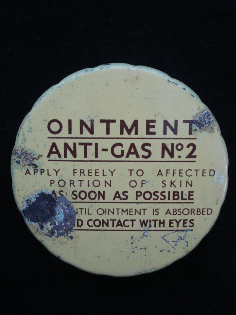 WW2 British Anti-Gas Ointment No2