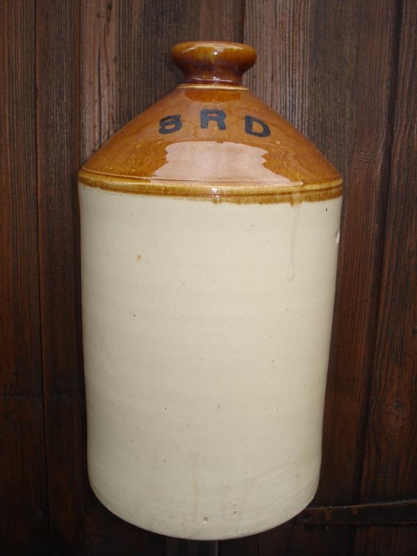 WW1 Rum Jar With Battle Damage