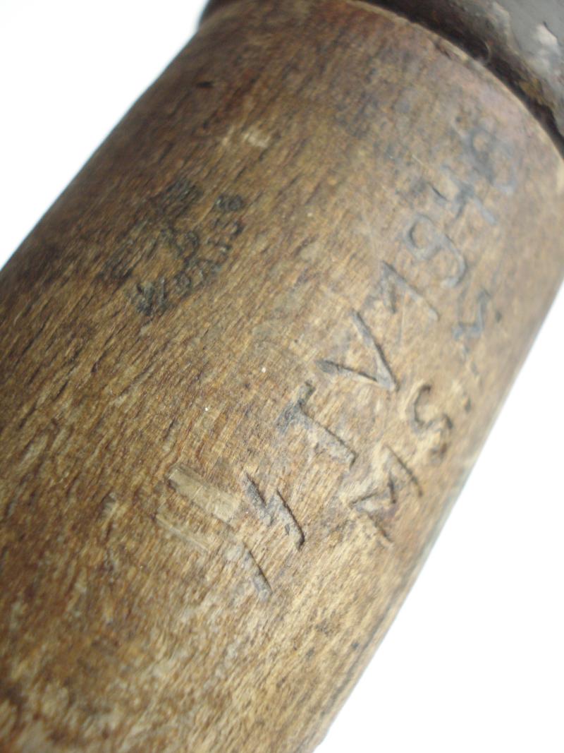 Scarce SS Marked M24 Stick Grenade Handle
