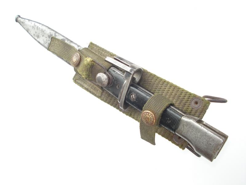 Argentinian F.N FAL Type 'A' Bayonet & Tempex Frog
