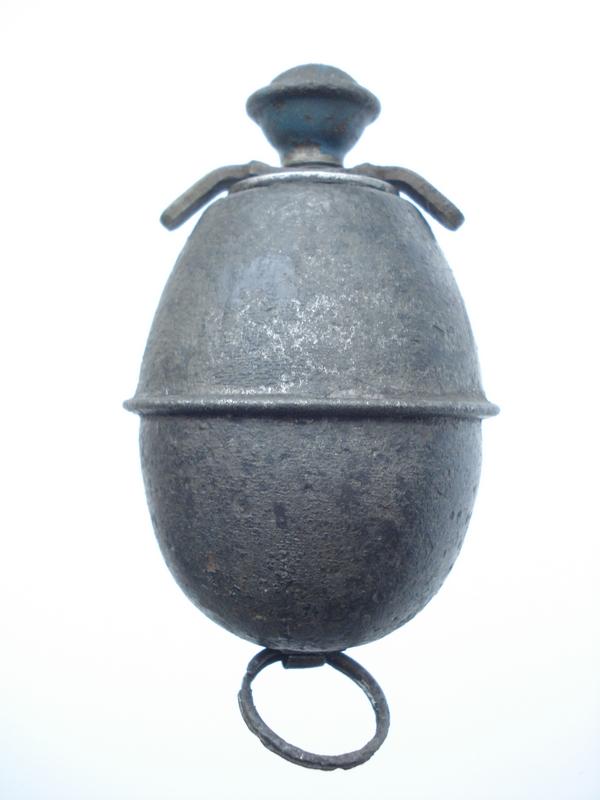 WW2 German M39 Egg Grenade, Late Type with Ring