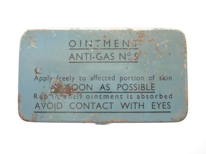 WW2 British Anti-Gas Ointment No 5