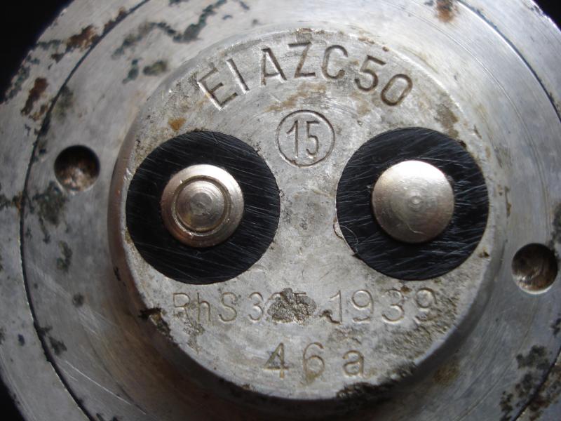 WW2 German EI AZ C50 Electrical Impact Fuze, 1939 Dated