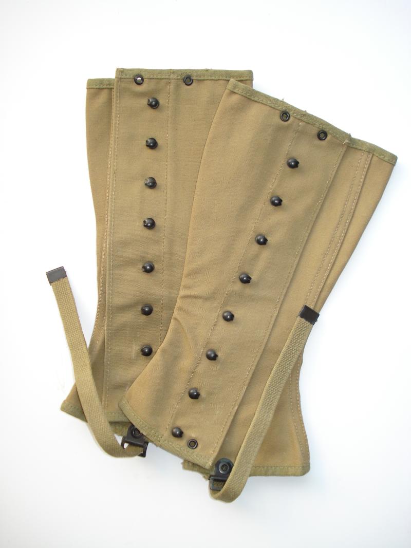 WW2 U.S M-1938 Canvas Leggings
