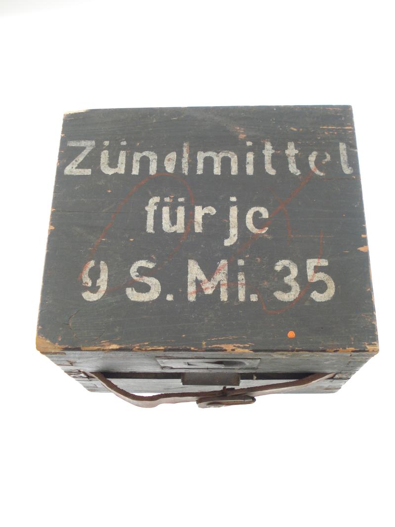 WW2 German S Mine Parts Box, 1940 Dated