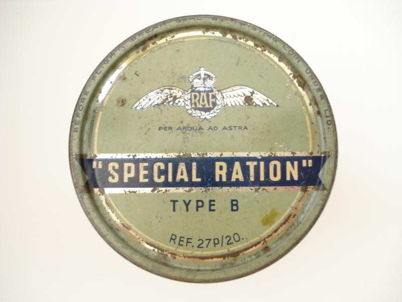 WW2 RAF 'Special Ration' Tin