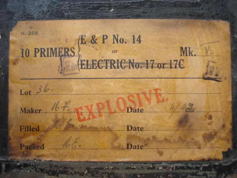 WW2 British Electric Primer No17 Tin