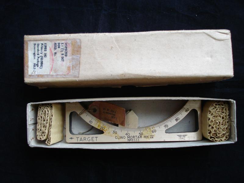 WW2 British MkIV Mortar Clinometer