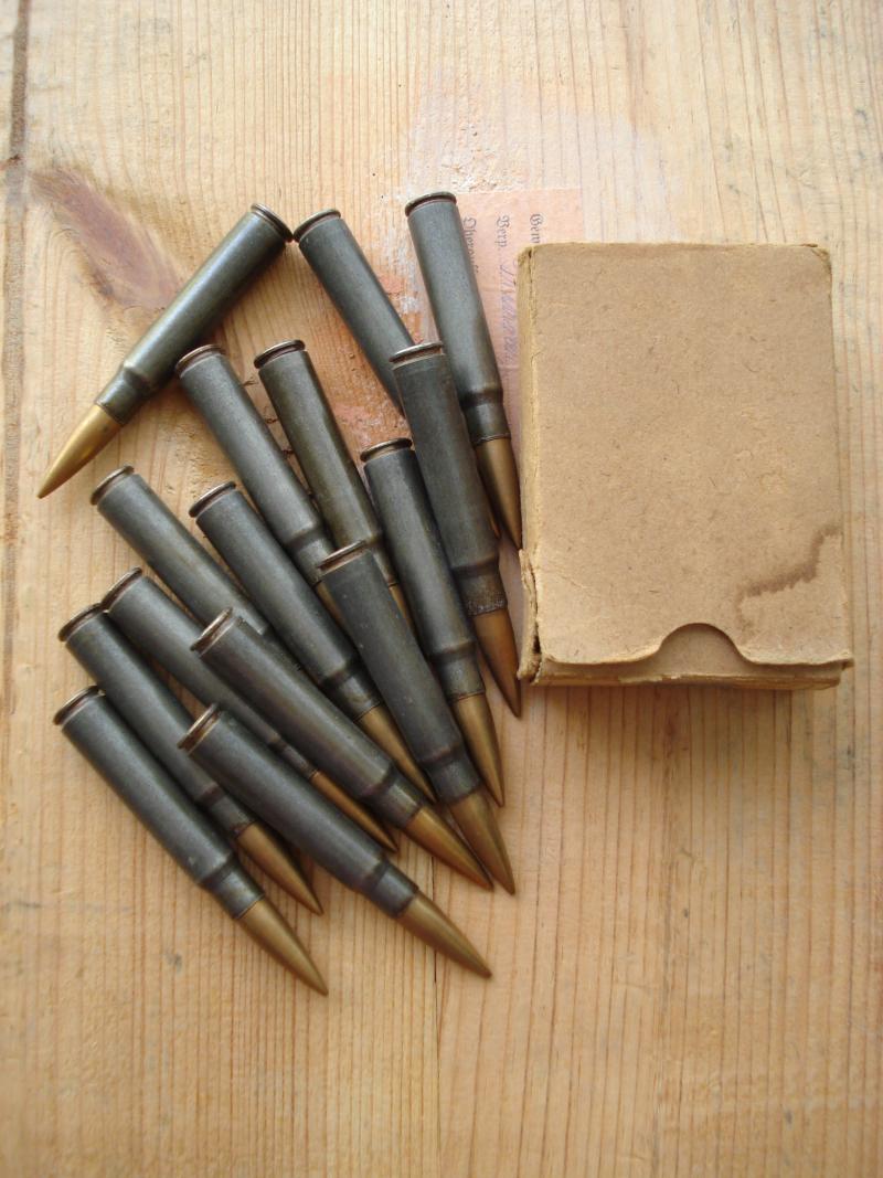 Box Of WW2 German 7.92 Rounds, 1940 Dated
