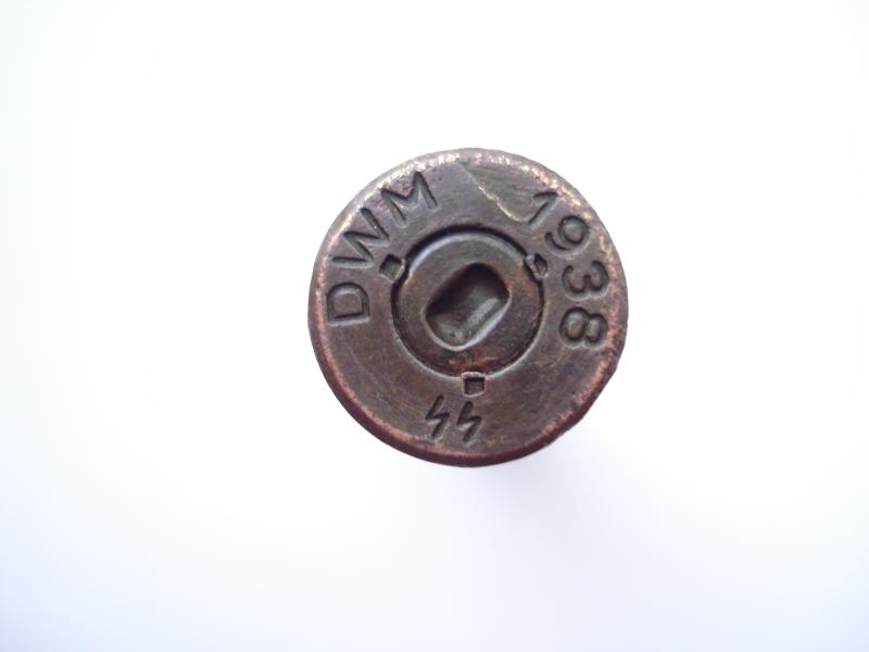 Rare, SS Contract 7.92 Cartridge Case