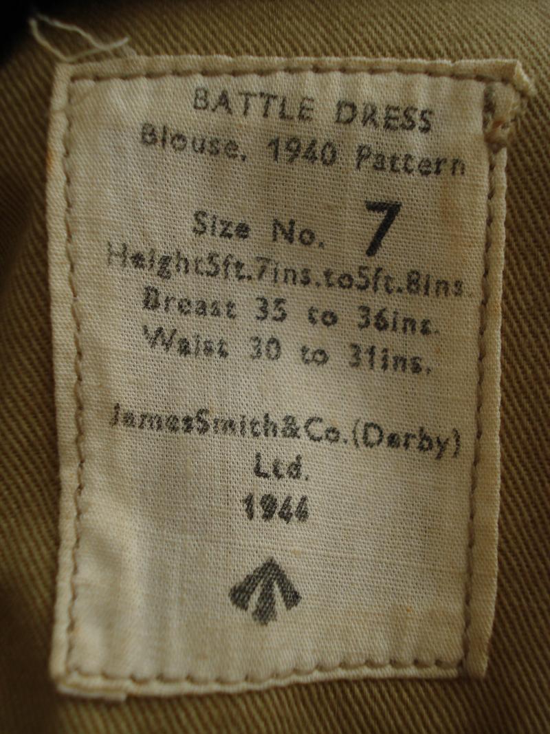 WW2 British, 1940 (Austerity) Pattern B.D Guards Armoured Division