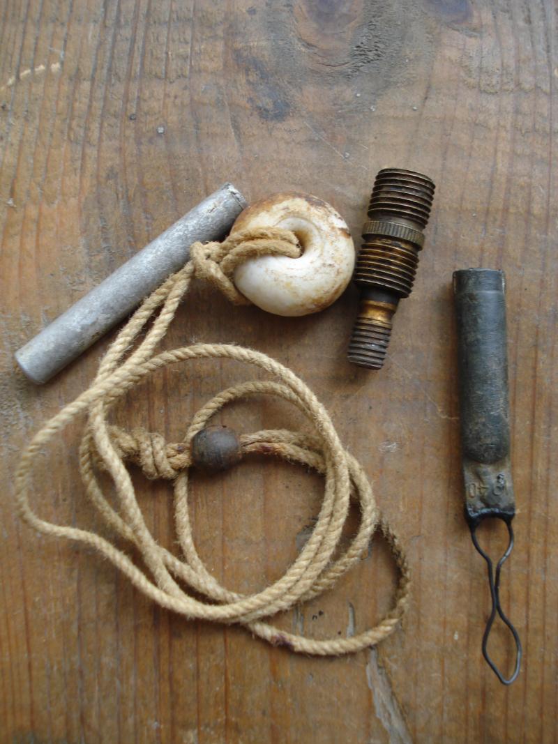 WW2 German Stick Grenade Ignition Parts Set
