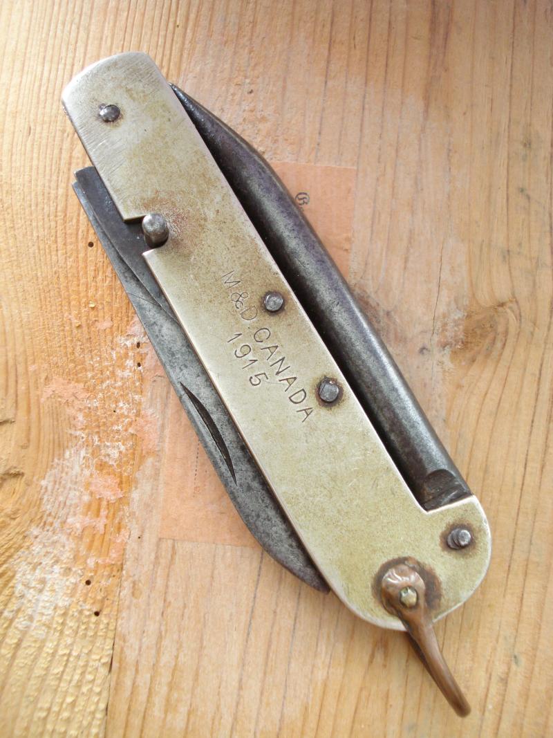 WW1 Canadian Clasp Knife, 1915 Dated